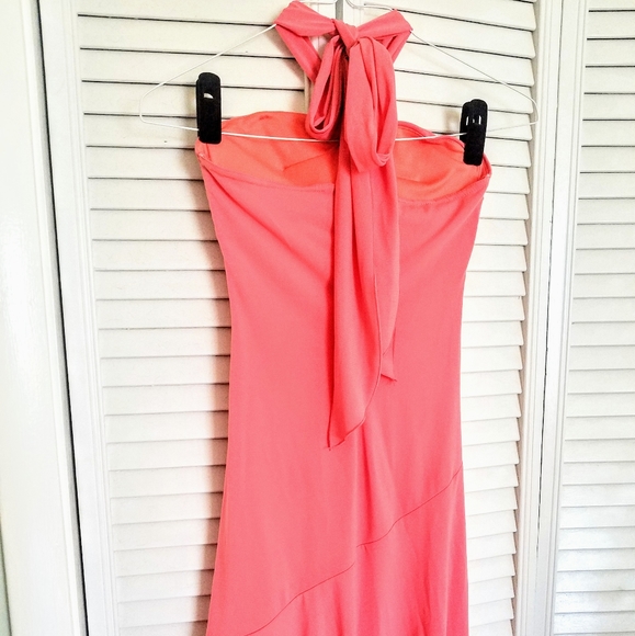 Coral pink dress - Picture 3 of 6